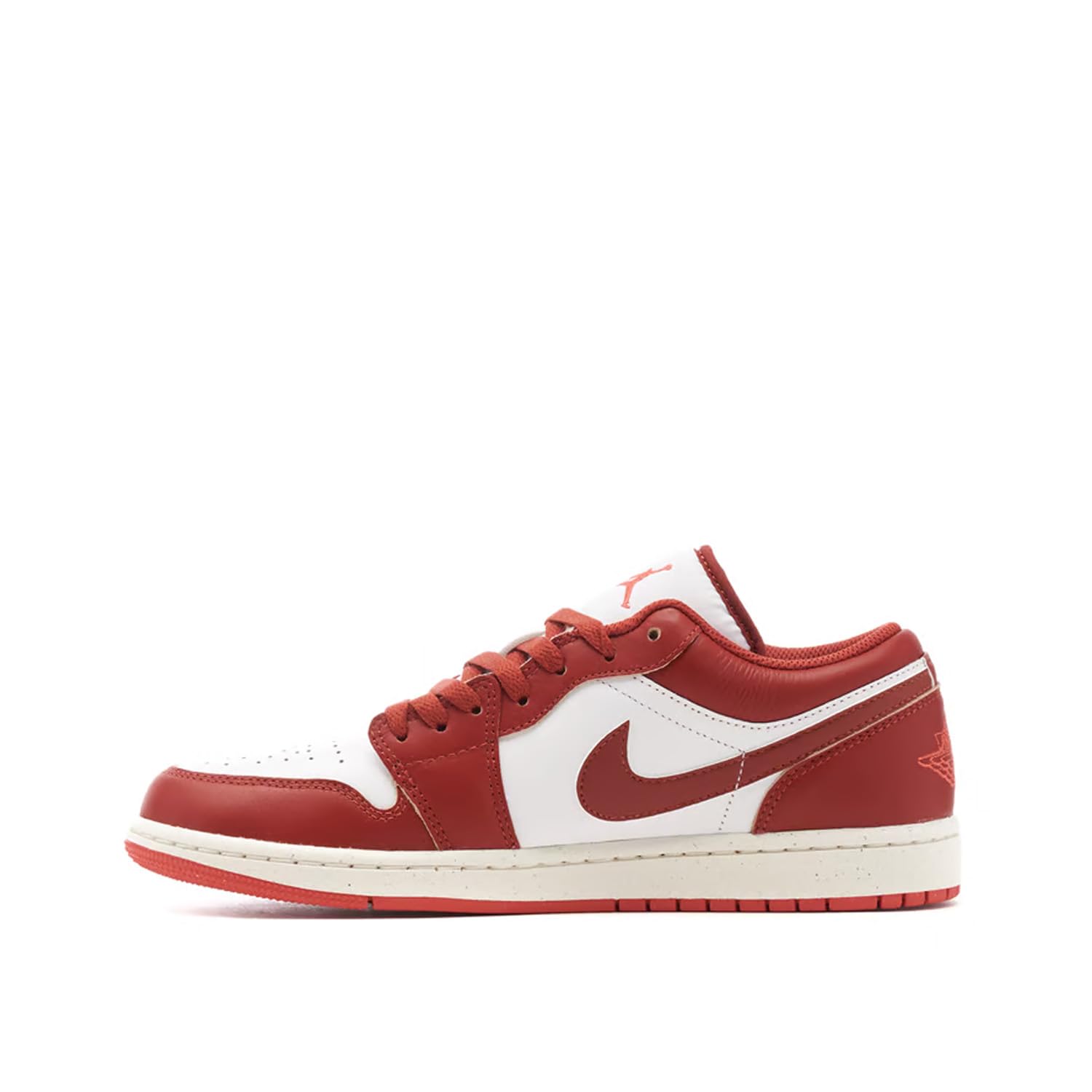 ネイルマール*ジョーダン Jordan Men's 1 Low White/Dune Red-Lobster-Sail (FJ3459 160